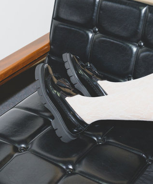 【LucaGrossi/ルカグロッシ】 厚底ローファー/G815M-UA LucaGrossi/ルカグロッシ】厚底コインローファー/G815M-UA