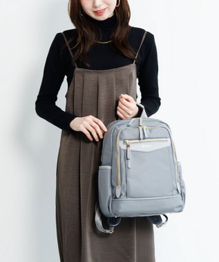 ACE BAGS & LUGGAGE Jewelna Rose リラ リュックサック A4/13.3インチPCサイズ 16361 ジュエルナローズ グレー