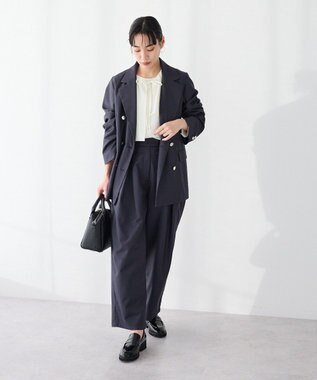 CRAFT STANDARD BOUTIQUE ＜セレモニー＞フロントタックカーブパンツ Gray
