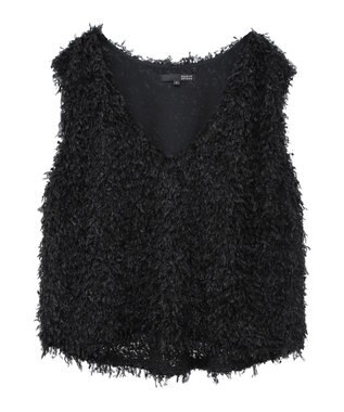 Green Parks ・ＳＵＧＡＲ　ＳＰＯＯＮ　フェザーヤーンベスト Black