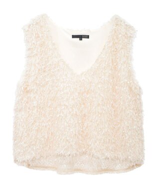 Green Parks ・ＳＵＧＡＲ　ＳＰＯＯＮ　フェザーヤーンベスト Black