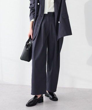 CRAFT STANDARD BOUTIQUE ＜セレモニー＞フロントタックカーブパンツ Gray