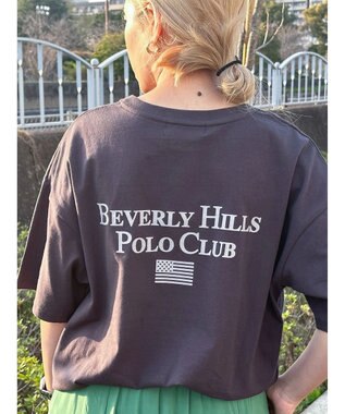 AMERICAN HOLIC Ｂ．Ｈ　ＰＯＬＯ　ＣＬＵＢ　バックプリントＴＥＥ Black