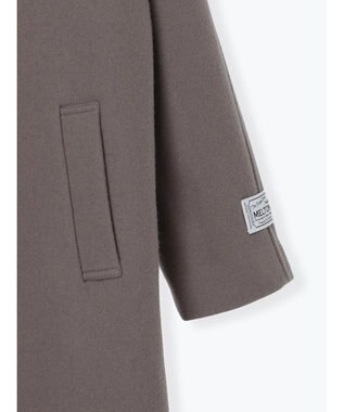 Te chichi ウールメルトンノーカラーロングコート《2025winter catalog item》 モカ