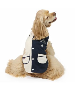 PET PARADISE ペットパラダイス やさしいベスト リバーシブル《マリン柄》 中型犬 大型犬 マリン柄
