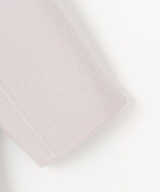 自由区 S ウールリバーダブルブレストコート ライトグレージュ