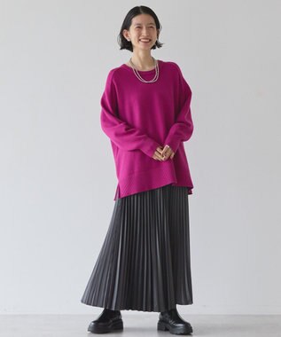 AMERICAN HOLIC バイパチラグランニットプルオーバー Pink