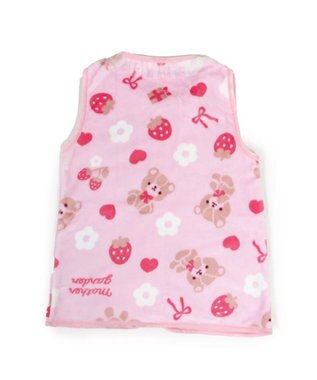 Mother garden マザーガーデン くまちゃん柄 ふわふわ あったか キッズ スリーパー  100cm～120cm / 120cm～140cm -