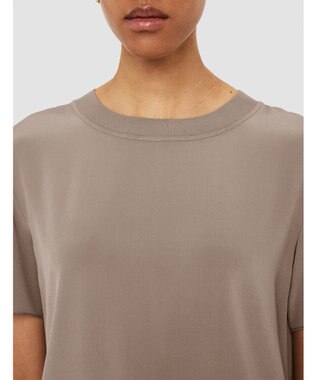 JOSEPH 【洗える】クレープ ド ソワ　ショートスリーブTEE Escargot