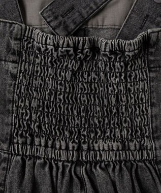 WEGO デニムWジップジャンスカ ブラックその他