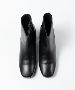 BONTRE 【BONTRE/ボントレ】スクエアトゥヒールブーツ ブラック