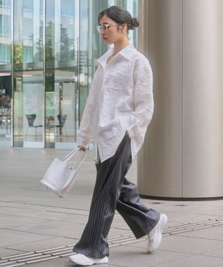 Bridget Birkin 【VINCULUM】メタリックコンビスニーカー ホワイト