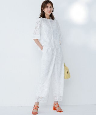 組曲 ナローストラップサンダル オレンジ系9