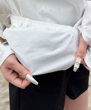 WEGO 【日焼け対策/セットアップ対応】ラッシュガードZIPパーカー ホワイト