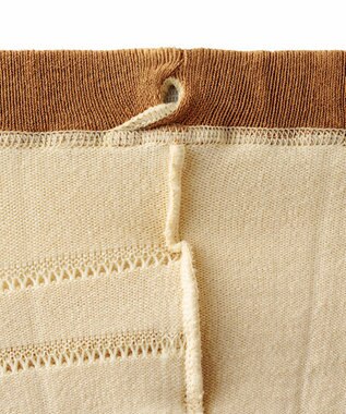 MIKI HOUSE HOT BISCUITS 【70-100cm】 おしりフリル 9分丈ベビースパッツ アイボリー