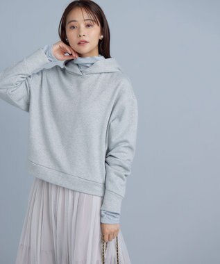 組曲 S ラメシアーリブタートル カットソー シルバー系