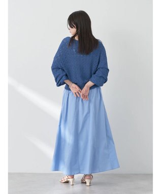 earth music&ecology 透かし編みテープヤーンカーディガン Pink