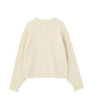 AMERICAN HOLIC 【BEVERLY HILLS POLO CLUB】ニットカーディガン Ivory