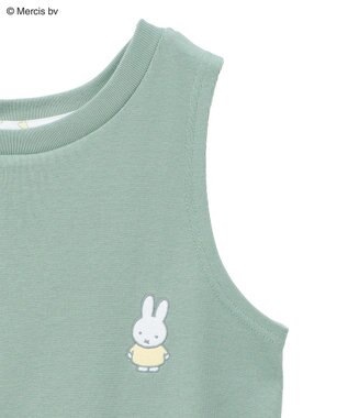 Green Parks ｍｉｆｆｙ／ワンポイント刺しゅうタンクトップ Khaki