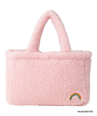 MOONBAT Care Bears(ケアベア) ボアバッグ B4サイズ 手洗い可能 ファイファー ペールピンク