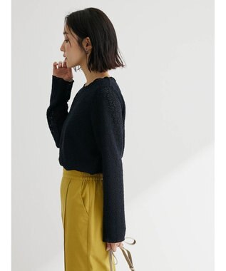 Green Parks レースＪＱプルオーバー Black