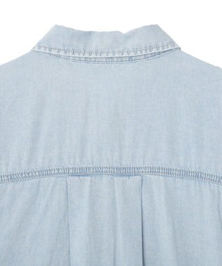 Green Parks シアーデニム２ＷＡＹビックドルマンシャツ Light Indigo