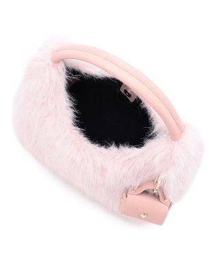 TOCCA WAFFLE FUR BAG 2WAYファーバッグ ピンク系