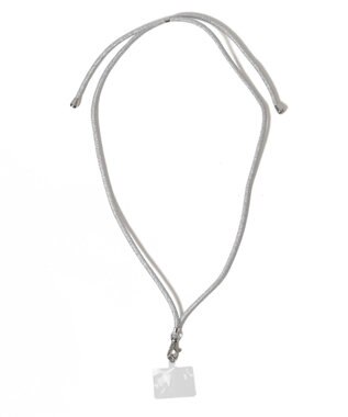 WEGO シート付きロープストラップ シルバー