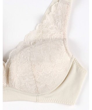 Wing ノンワイヤーブラ 着脱しやすい つけごこちがラク まるみのあるシルエット 【着脱らくらくブラ】 3Lまで対応 大きいサイズ NB4040 ウイング／ワコール ベージュ