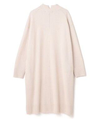 UNFILO 【洗える】チュニック ニットワンピース グレージュ