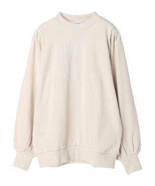 Green Parks 袖ギャザーボリューム裏毛プルオーバー Light Beige