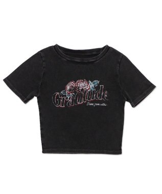 WEGO ヴィンテージウォッシュグラフィックリブT 柄6