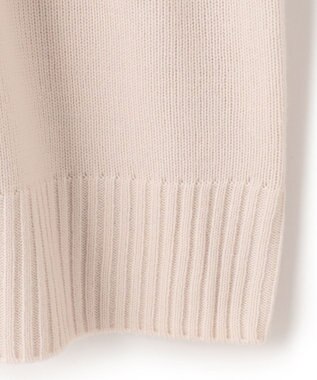 UNFILO 【洗える】チュニック ニットワンピース グレージュ