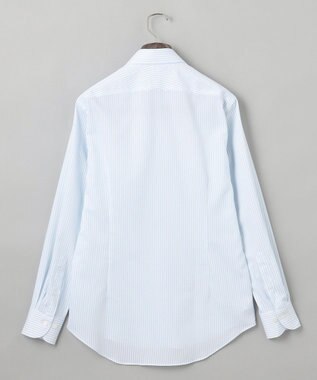 GOTAIRIKU 春夏向け【形態安定】SUMMERPREMIUMPLEATS_スモールボタンダウンカラー 長袖ドレスシャツ_ストライプ(25年春夏モデル) サックスブルー系1