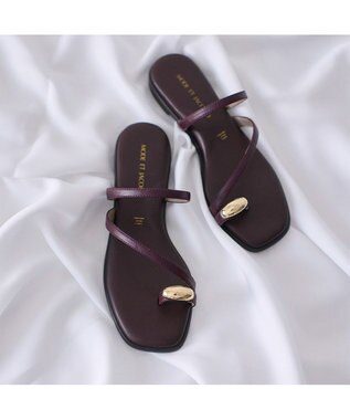 MODE ET JACOMO <MODE ET JACOMO>リングフラットトングサンダル