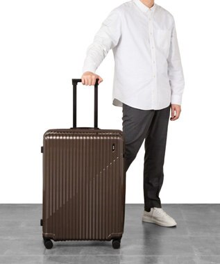 ACE BAGS & LUGGAGE 【WEB限定】ACE クレスタS スーツケース 86/101L ストッパー付き 09163 エース ブラウン