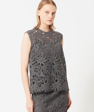 BEIGE， NARCISSUS / レースブラウス Slate