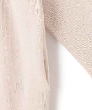 UNFILO 【洗える】チュニック ニットワンピース グレージュ