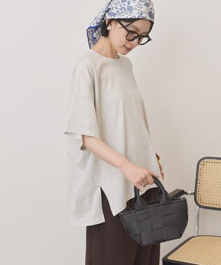 AMERICAN HOLIC バックギャザーコクーンカットプルオーバー Light Gray Mixture