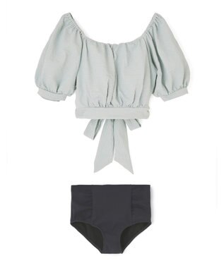 San-ai Resort（三愛水着楽園） WEB限定　3点セット水着　7号、9号、11号【BeachQueen(ビーチクイーン）】 ブルー