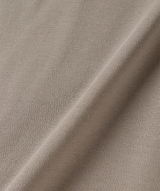 WHITE MAILS HIGH GAUGE URAKE HAIF SLEEVE SIDE SLIT ロングワンピース チャ