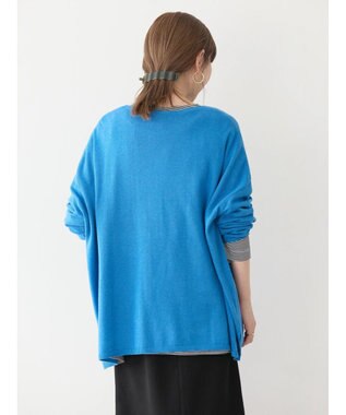 AMERICAN HOLIC ＢＩＧニットプルオーバー Blue