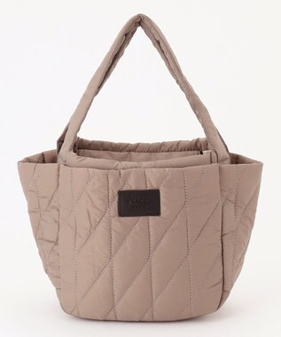 Y'SACCS 【Y’SACCS vous et】キルティングボックストート　Sサイズ ベージュ