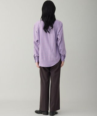 UNFILO MENS 【男女兼用】クリーンチェック ネルシャツ ワインチェック