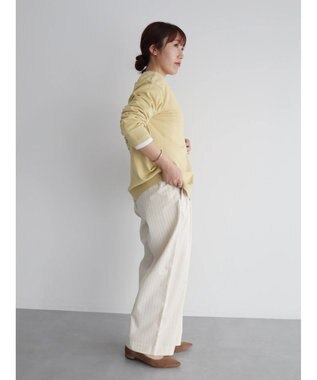 CRAFT STANDARD BOUTIQUE ２ＷＡＹクルーネックニットカーディガン Yellow