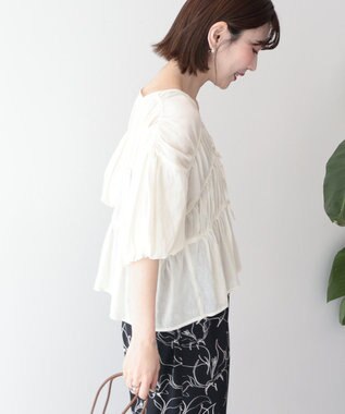 AMERICAN HOLIC フロントリボンブラウス Ivory