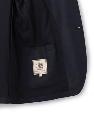J.PRESS MEN 暑い中でも共にしたくなる理由がある【WEB限定】【吸水速乾 / 洗える / 超軽量 / ストレッチ】ブリーザブルレノクロス ジャケット ネイビー系