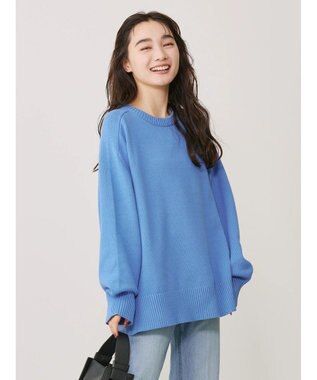 AMERICAN HOLIC クルーネックＢＩＧニットプルオーバー Off White