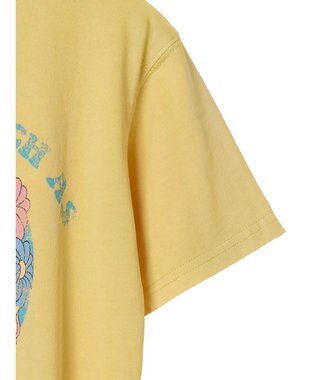 Green Parks ・Ｄｏｕｂｌｅ　Ｆｌａｇｓウ゛ィンテージライクプリントＴ Yellow