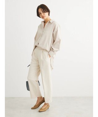 Green Parks 柄テーパードパンツ Ivory